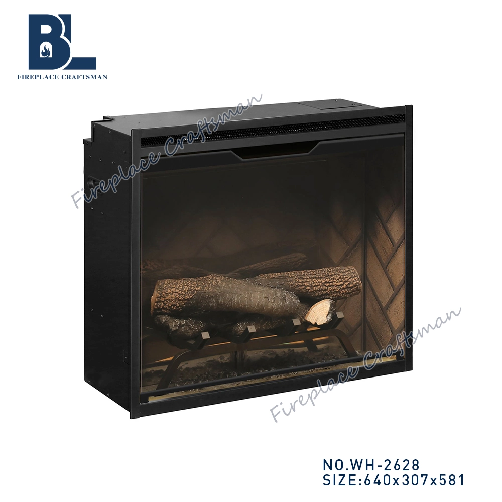 Modern Brick Decorative LED Flame Portable Electric Fireplace with Remote Control for Living Room Furniture