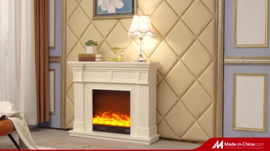 Electrodomésticos muebles de sala de estar soporte de TV portátil 3D llama calentador eléctrico chimenea con inserto para la venta